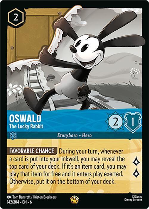 Oswald - The Lucky Rabbit - 142/204 [Azurite Sea] [Non-Foil]