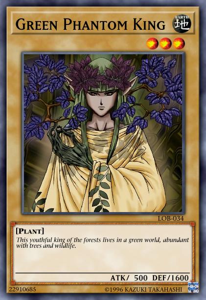 Green Phantom King - LOB-034 - Common - 1st Edition
