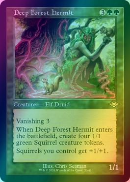 Deep Forest Hermit [20] [Retro Frame] [Modern Horizons 1 Timeshifts] [Etched Foil]