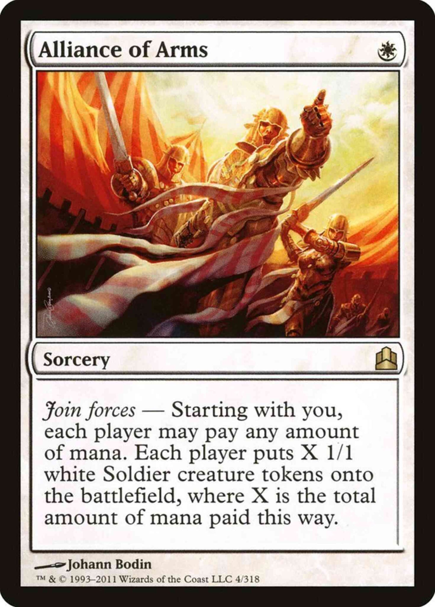 Alliance of Arms [4] [Commander 2011] [Non-Foil]