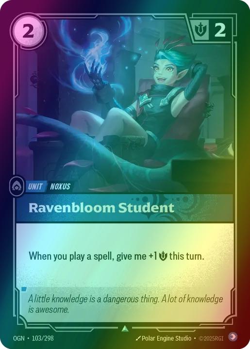 Ravenbloom Student - 103/298 [Origins] [Foil]