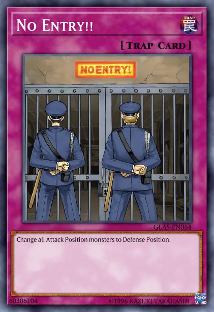 No Entry!! - BP02-EN190 - Mosaic Rare - Unlimited