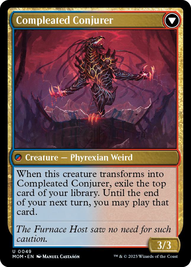 Captive Weird // Compleated Conjurer [49] [March of the Machine] [Non-Foil]