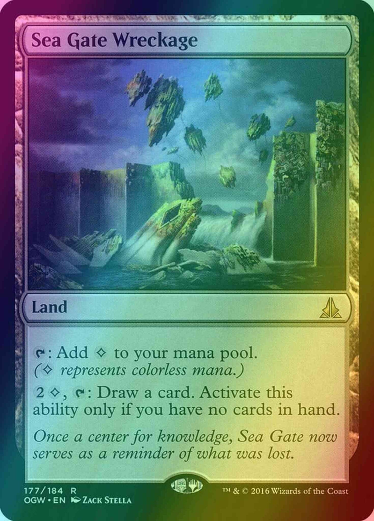 Sea Gate Wreckage [177] [Oath of the Gatewatch] [Foil]