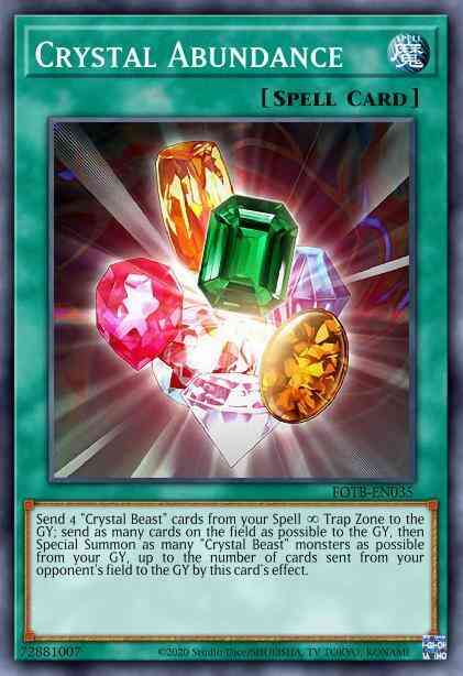 Crystal Abundance - FOTB-EN035 - Common - 1st Edition