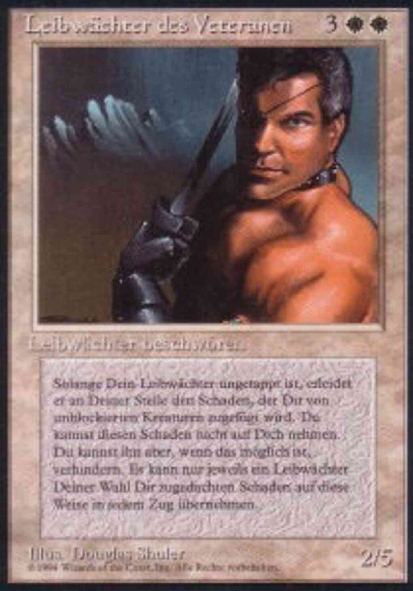 Veteran Bodyguard - German [42] [Foreign Black Border: German] [Non-Foil]