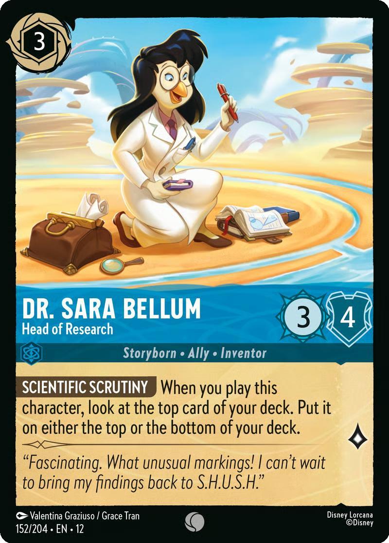 Dr. Sara Bellum - Head of Research - 152/204 [Wilds Unknown] [Non-Foil]