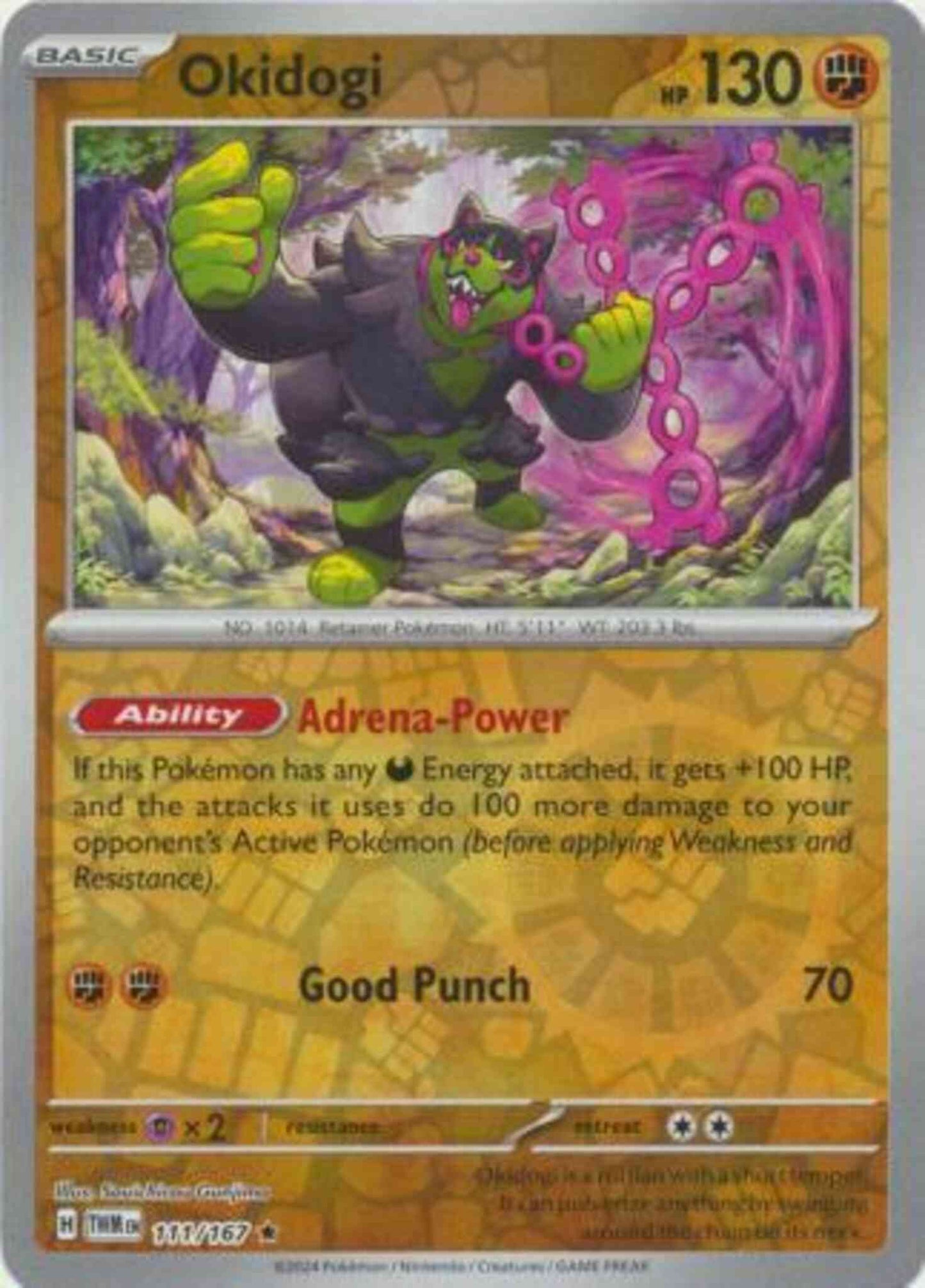 Okidogi - 111/167 - Rare [sv06-111] [Reverse Holo]