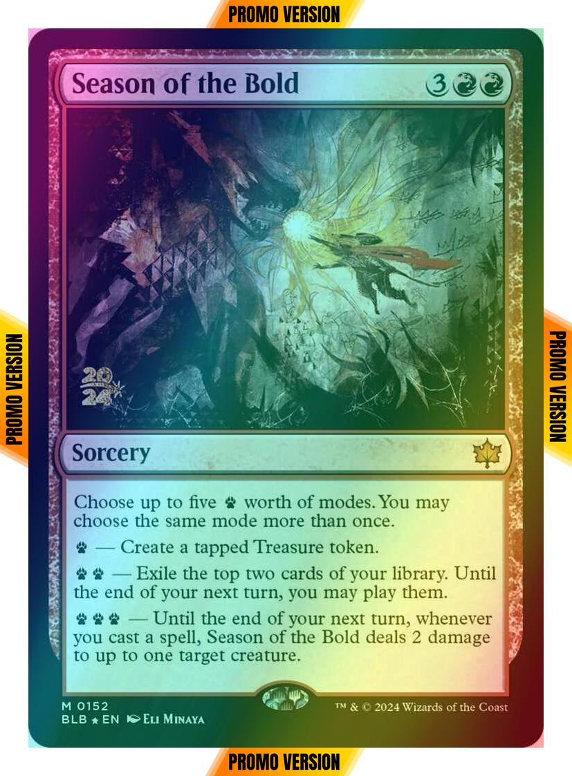 Season of the Bold [152s] [Prerelease] [Bloomburrow: Promos] [Foil]