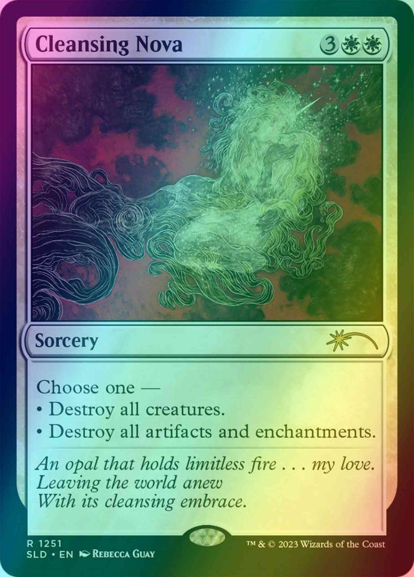 Cleansing Nova [1251] [Rebecca Guay] [Secret Lair Drop] [Foil]