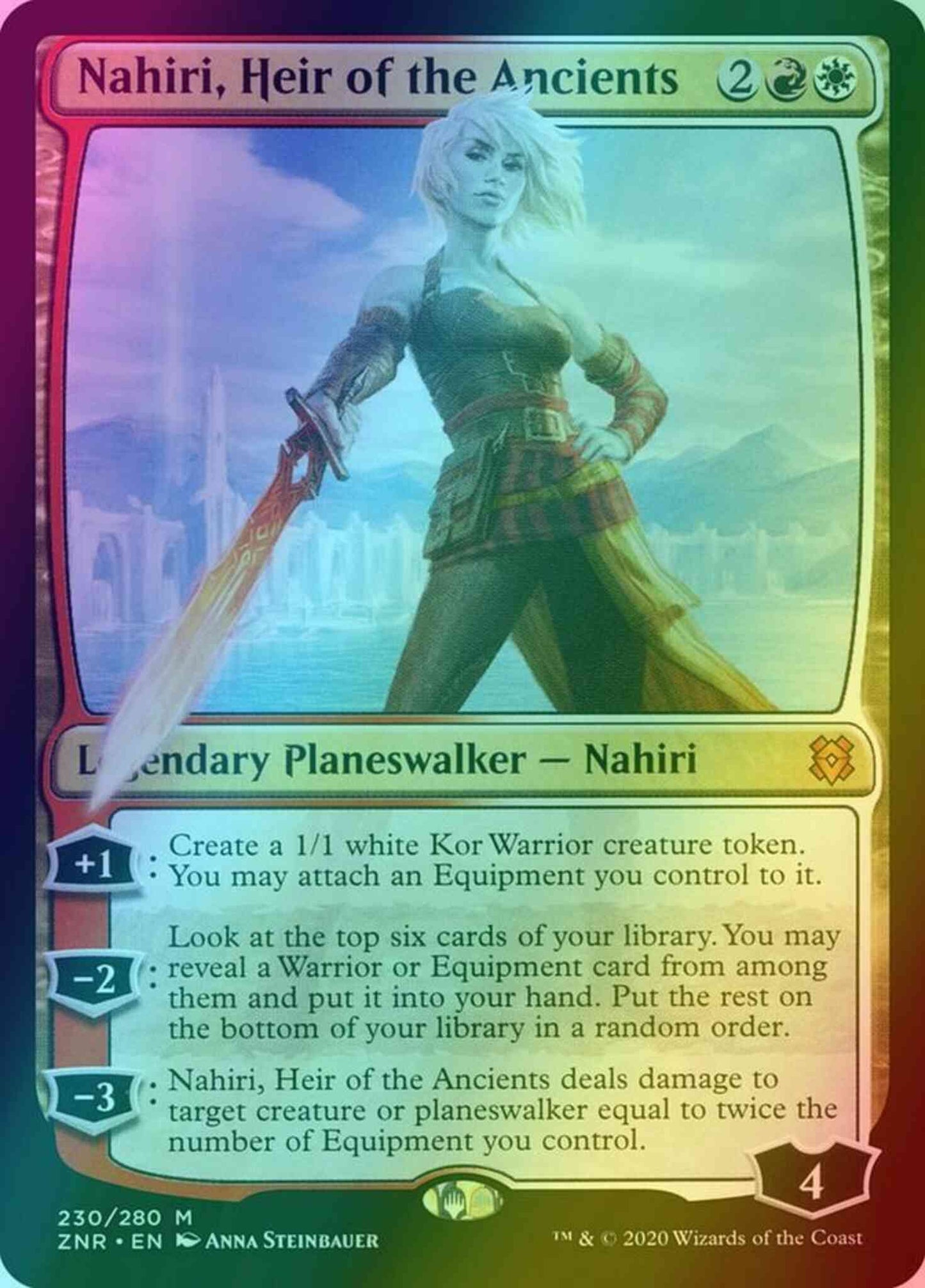 Nahiri, Heir of the Ancients [230] [Zendikar Rising] [Foil]