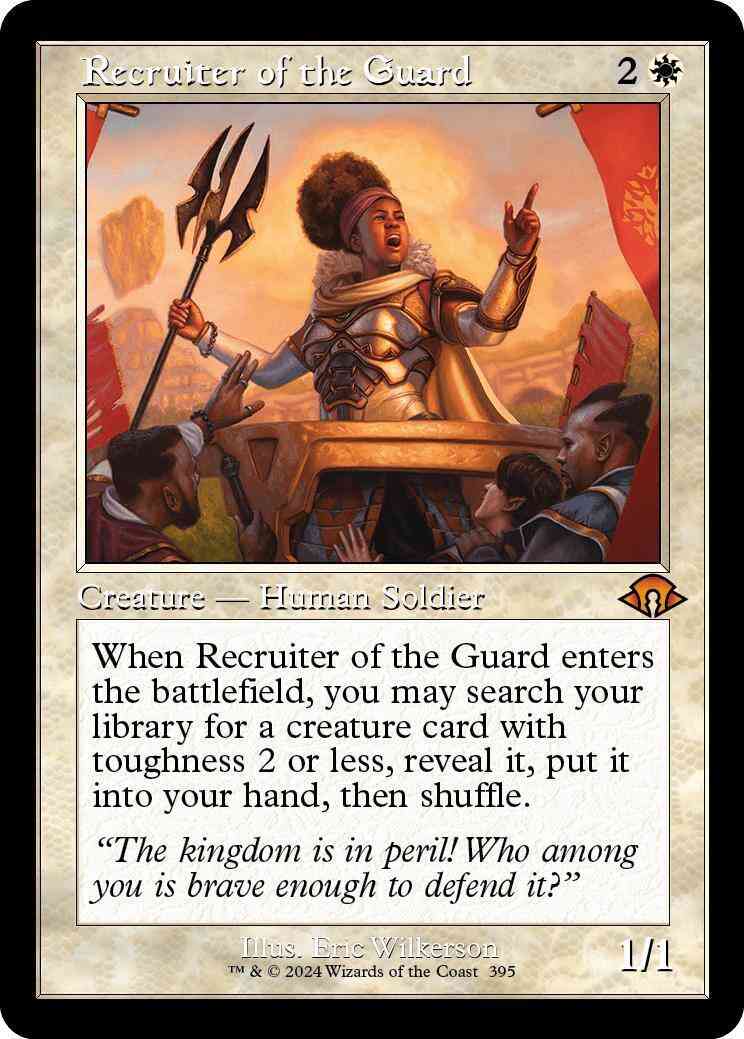 Recruiter of the Guard [395] [Retro Frame] [Modern Horizons 3] [Non-Foil]