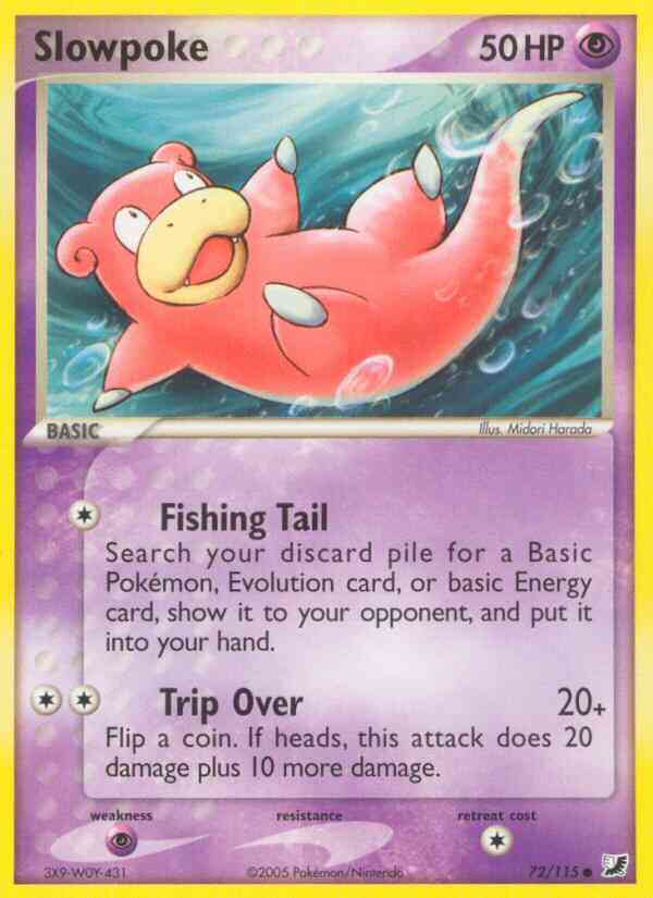 Slowpoke - 72/115 - Common [ex10-72] [Non-Holo]