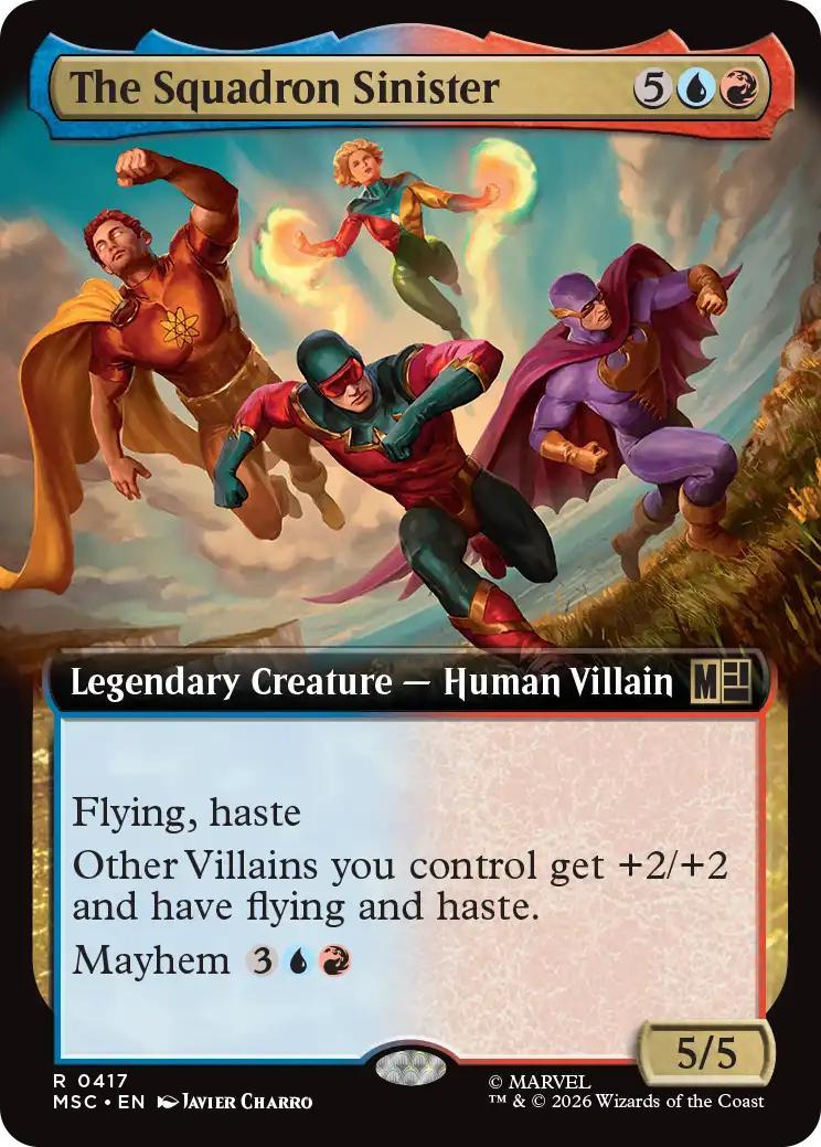 The Squadron Sinister [417] [Extended Art] [Marvel Super Heroes: Commander] [Non-Foil]