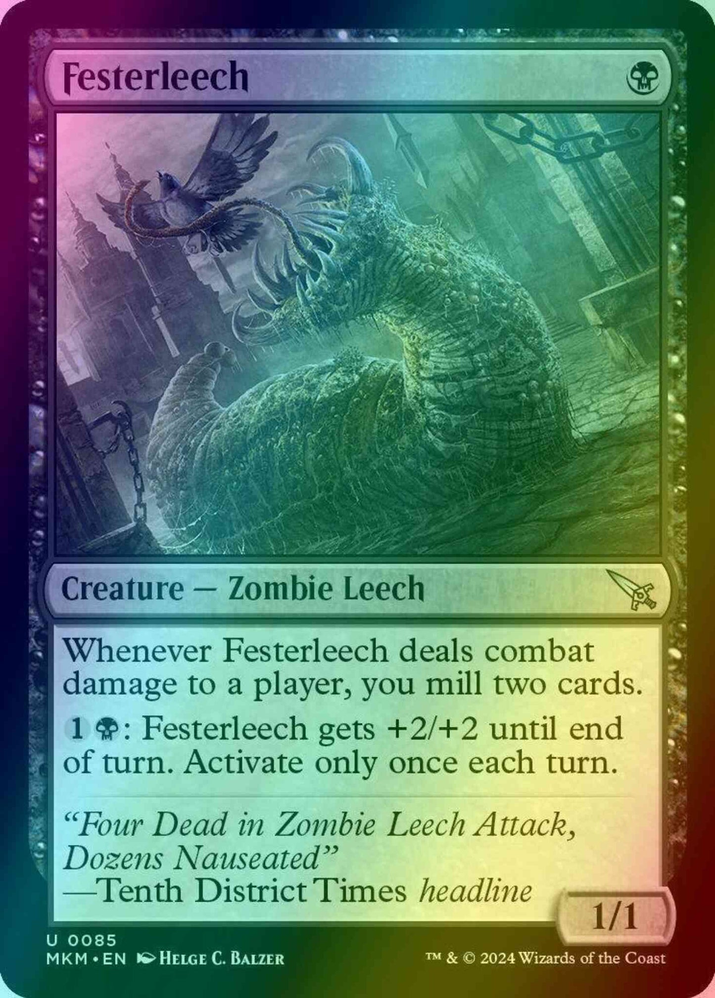 Festerleech [85] [Murders at Karlov Manor] [Foil]