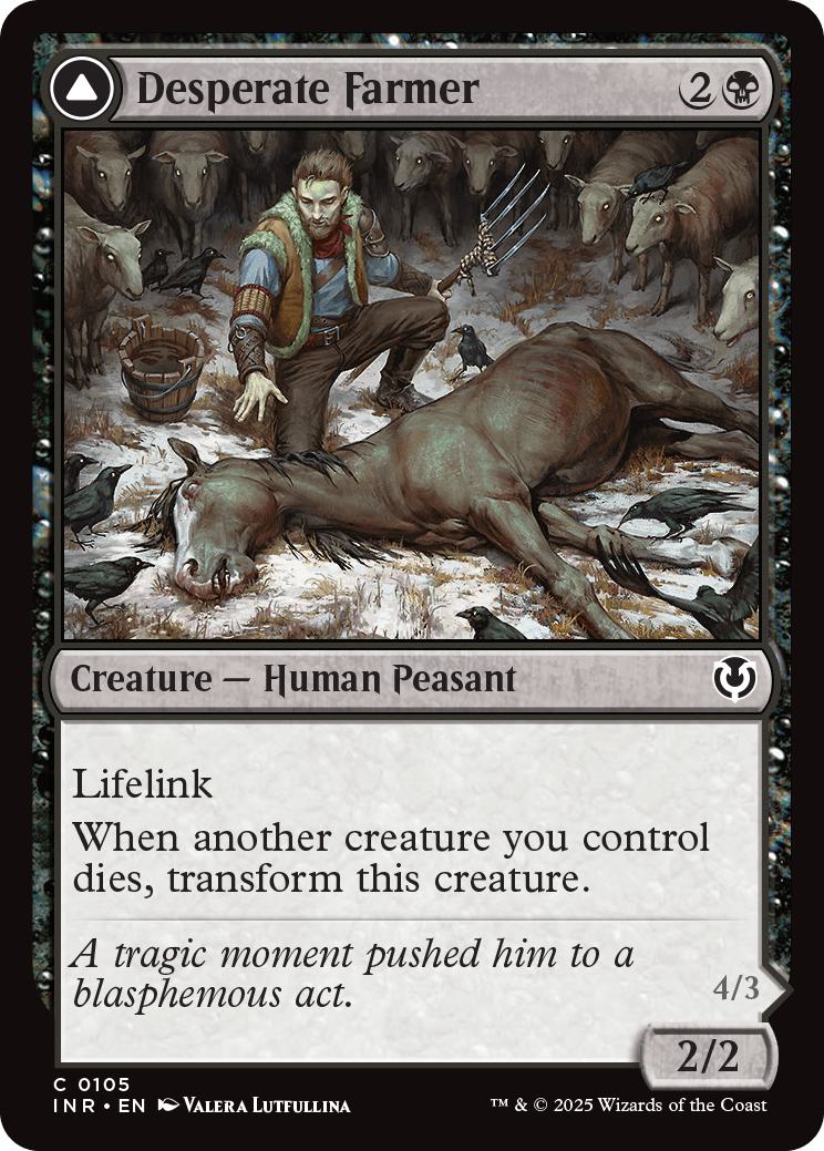 Desperate Farmer // Depraved Harvester [105] [Innistrad Remastered] [Non-Foil]