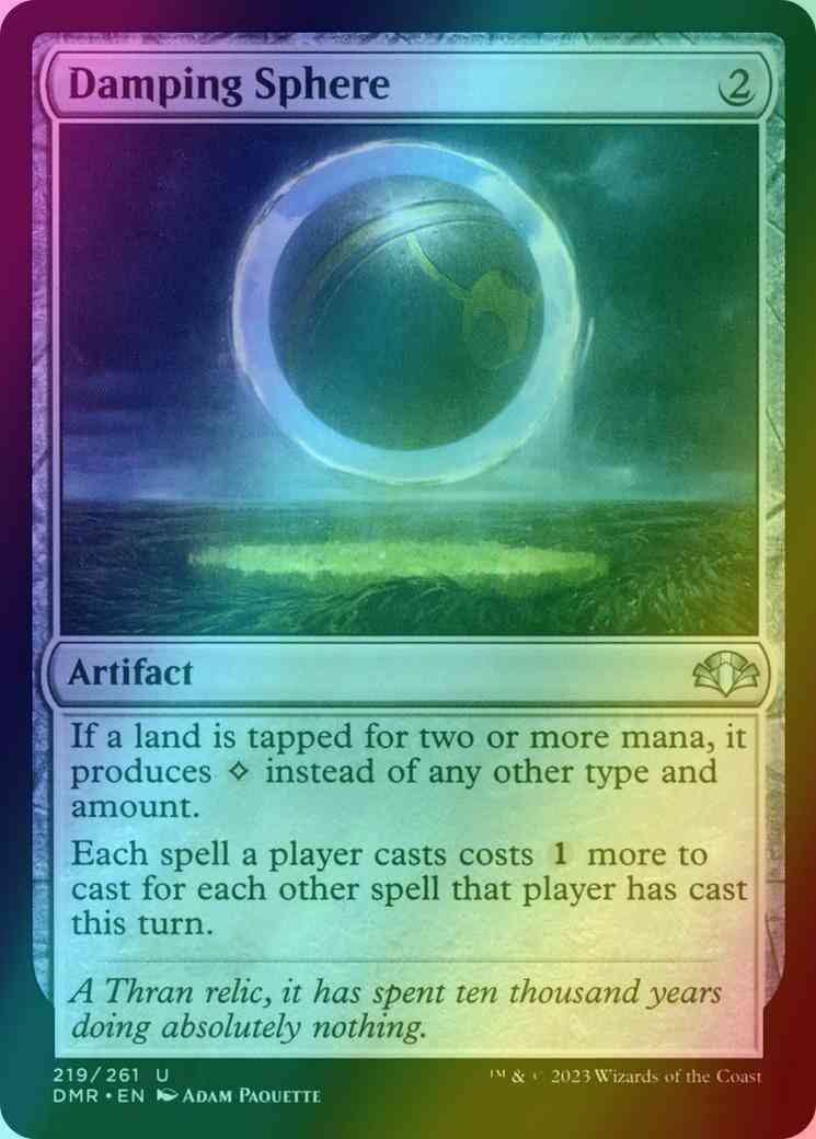 Damping Sphere [219] [Dominaria Remastered] [Foil]