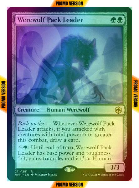 Werewolf Pack Leader [211x] [Ampersand] [Adventures in the Forgotten Realms Promos] [Foil]