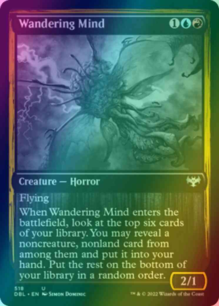 Wandering Mind [518] [Innistrad: Double Feature] [Foil]