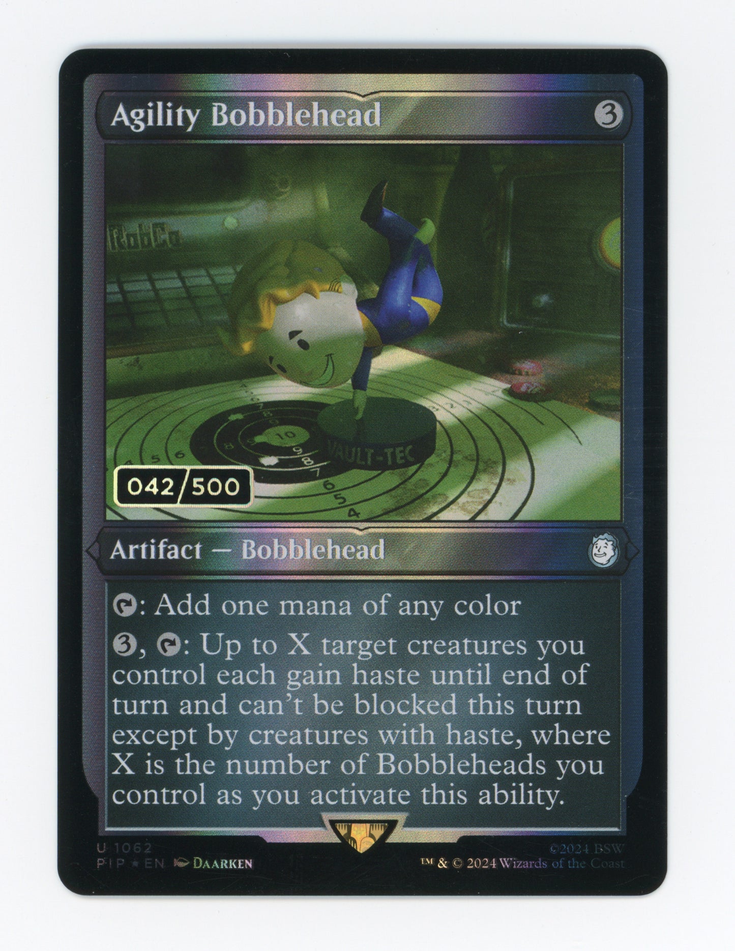 Agility Bobblehead — Serial Numbered|042/500|Foil — ID 19015