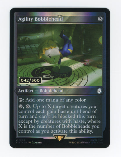 Agility Bobblehead — Serial Numbered|042/500|Foil — ID 19015