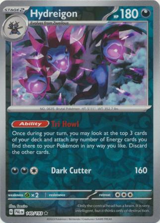 Hydreigon - 140/193 - Rare [sv02-140] [Reverse Holo]