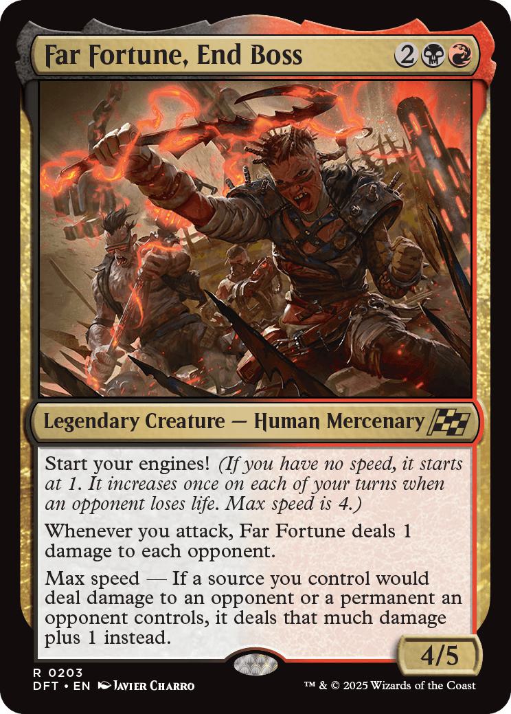 Far Fortune, End Boss [203] [Aetherdrift] [Non-Foil]