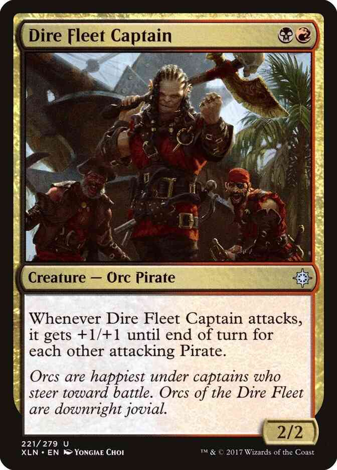 Dire Fleet Captain [221] [Ixalan] [Non-Foil]