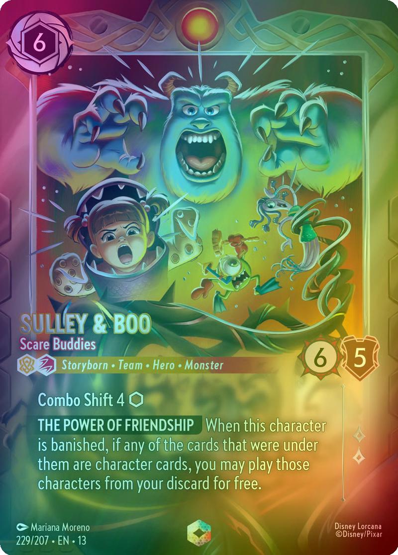 Sulley & Boo - Scare Buddies (Enchanted) - 229/204 [Attack of the Vine!] [Holofoil]