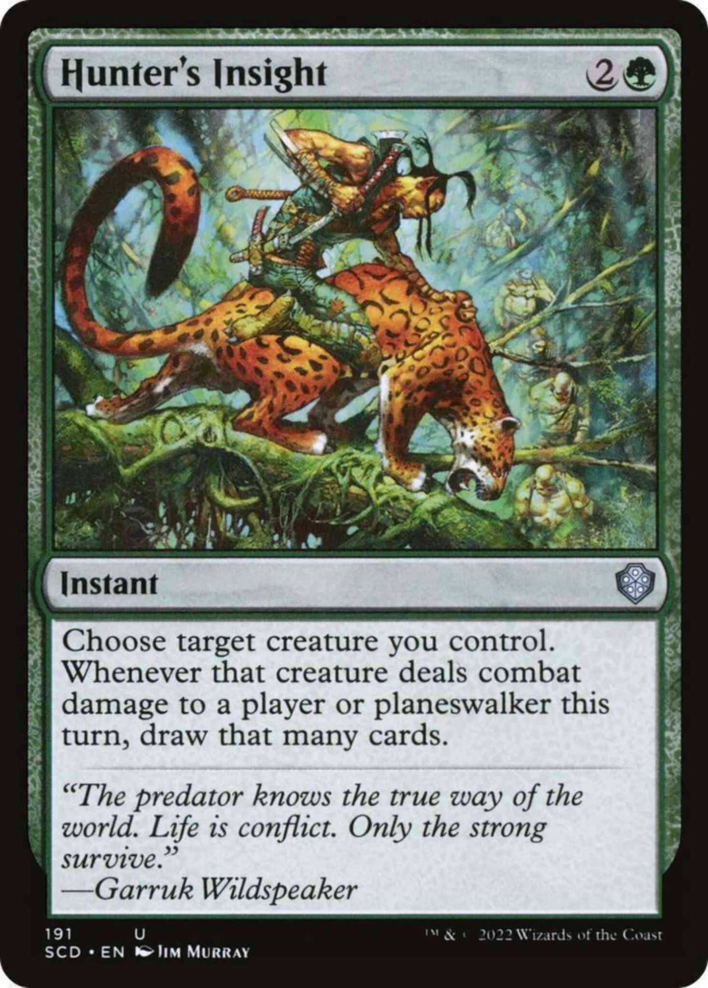 Hunter's Insight [191] [Starter Commander Decks] [Non-Foil]
