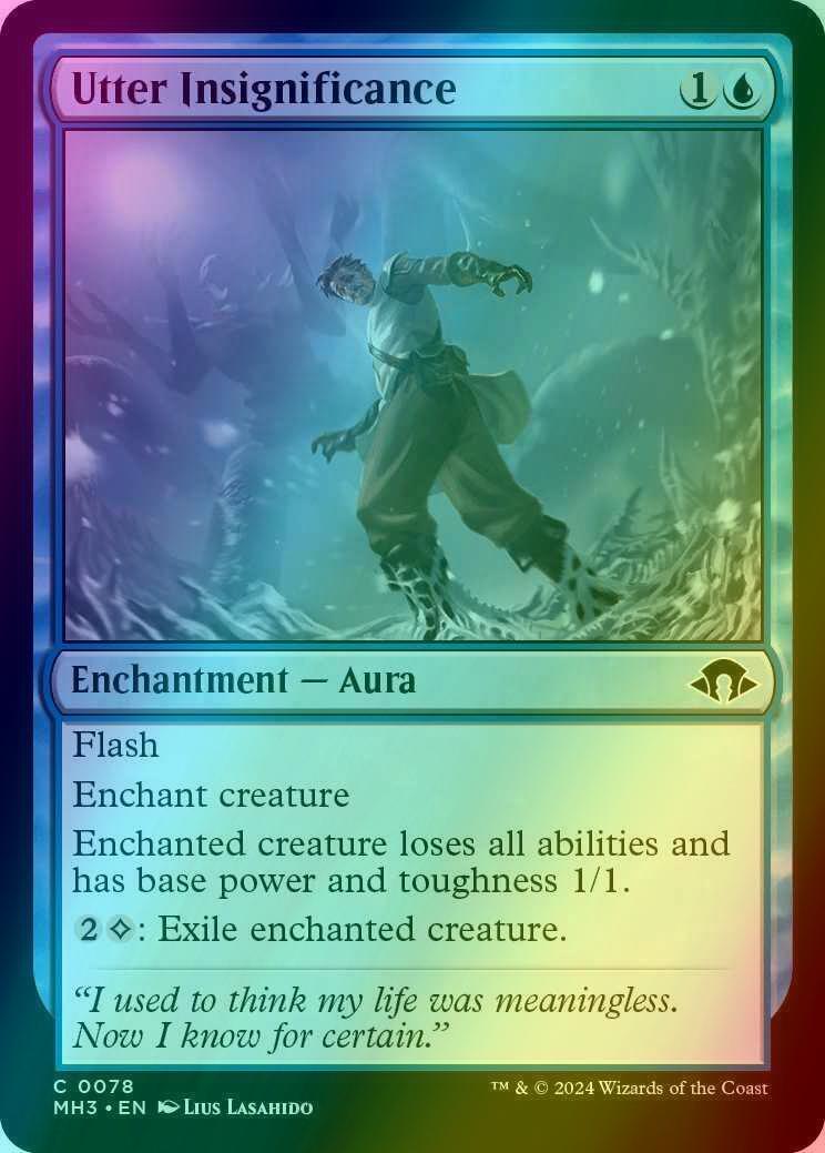 Utter Insignificance [78] [Modern Horizons 3] [Foil]