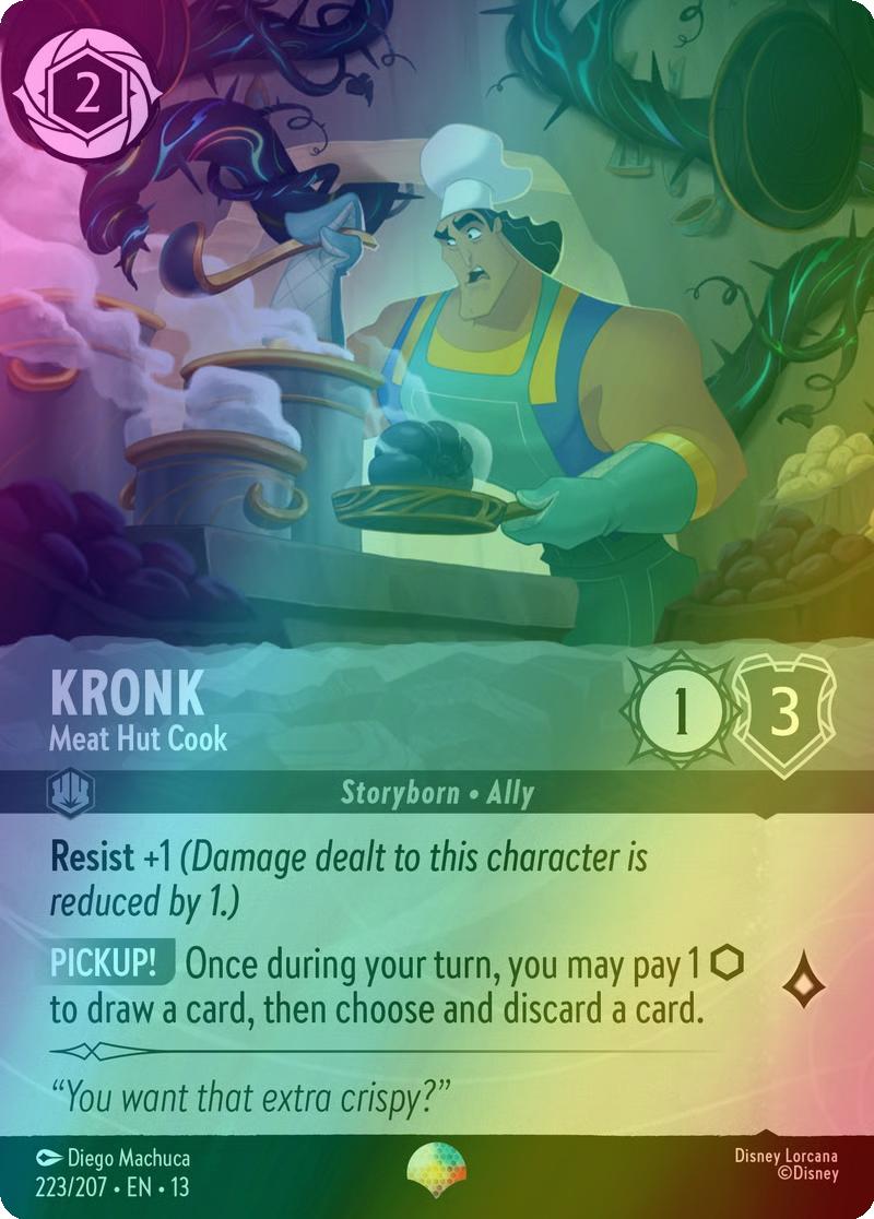 Kronk - Meat Hut Cook (Epic) - 223/204 [Attack of the Vine!] [Holofoil]