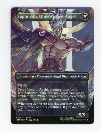 Sephiroth, Fabled SOLDIER // Sephiroth, One-Winged Angel — Borderless|Character|Surge Foil — ID 18053