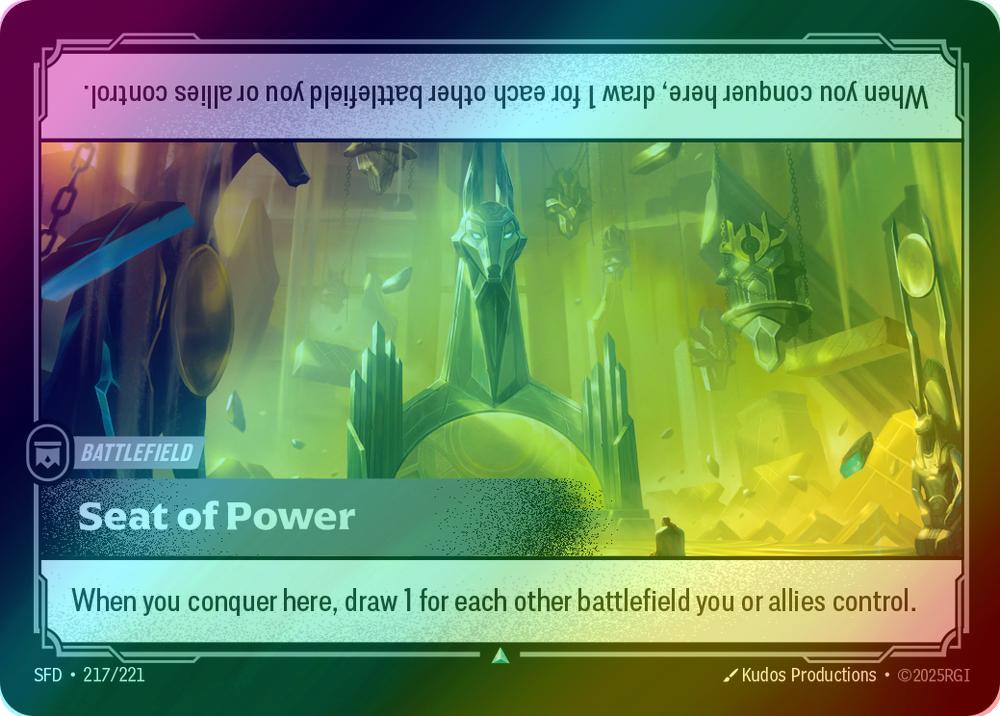 Seat of Power - 217/221 [Spiritforged] [Foil]