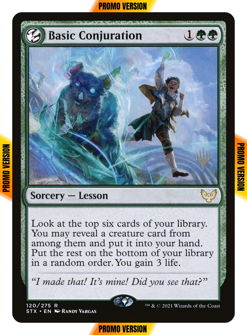 Basic Conjuration [Promo Pack] [120p] [Strixhaven: School of Mages Promos] [Non-Foil]