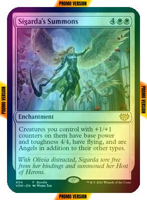 Sigarda's Summons [Bundle] [404] [Innistrad: Crimson Vow] [Foil]
