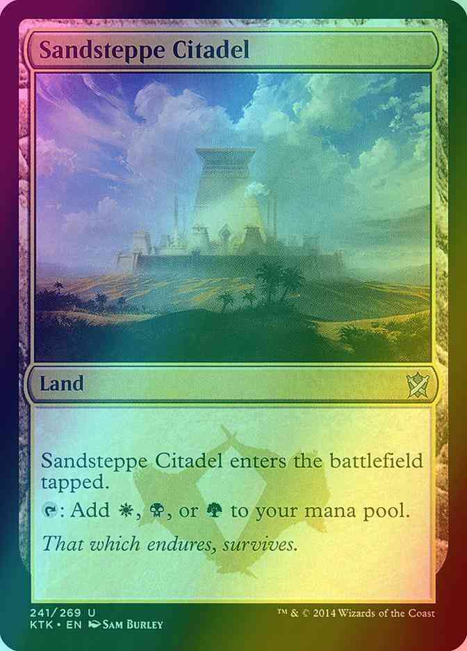 Sandsteppe Citadel [241] [Khans Of Tarkir] [Foil]