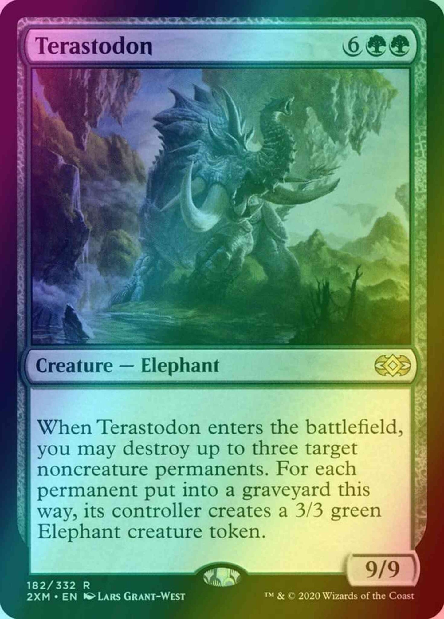 Terastodon [182] [Double Masters] [Foil]