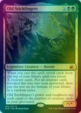 Old Stickfingers [234] [Innistrad: Midnight Hunt] [Foil]