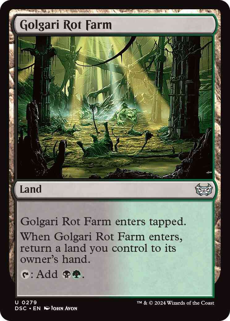 Golgari Rot Farm [279] [Duskmourn: House of Horror: Commander] [Non-Foil]