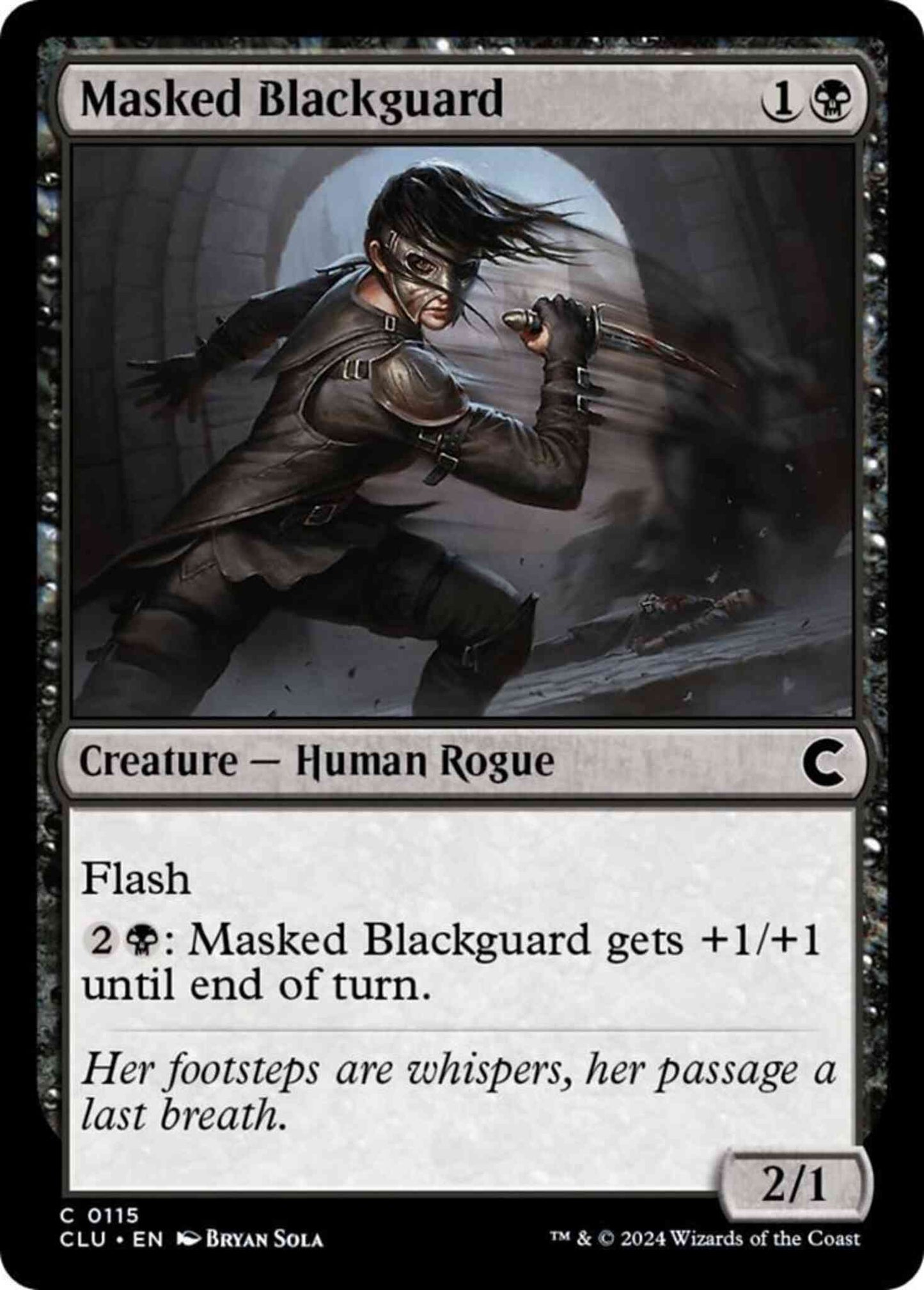 Masked Blackguard [115] [Ravnica: Clue Edition] [Non-Foil]