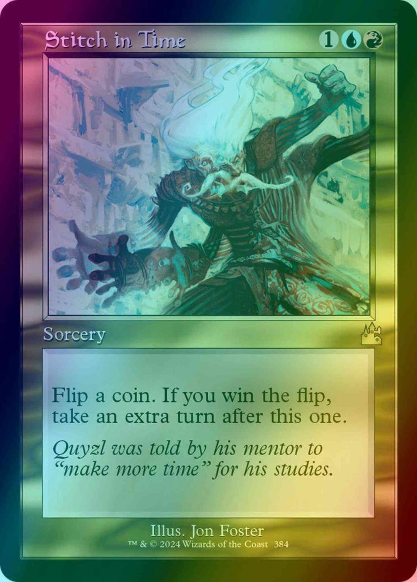 Stitch in Time [384] [Retro Frame] [Ravnica Remastered] [Foil]