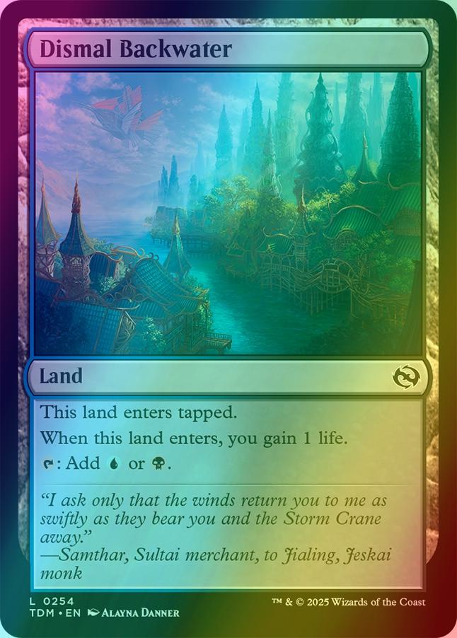 Dismal Backwater [254] [Tarkir: Dragonstorm] [Foil]