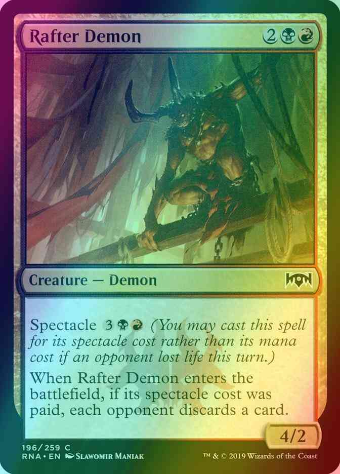 Rafter Demon [196] [Ravnica Allegiance] [Foil]