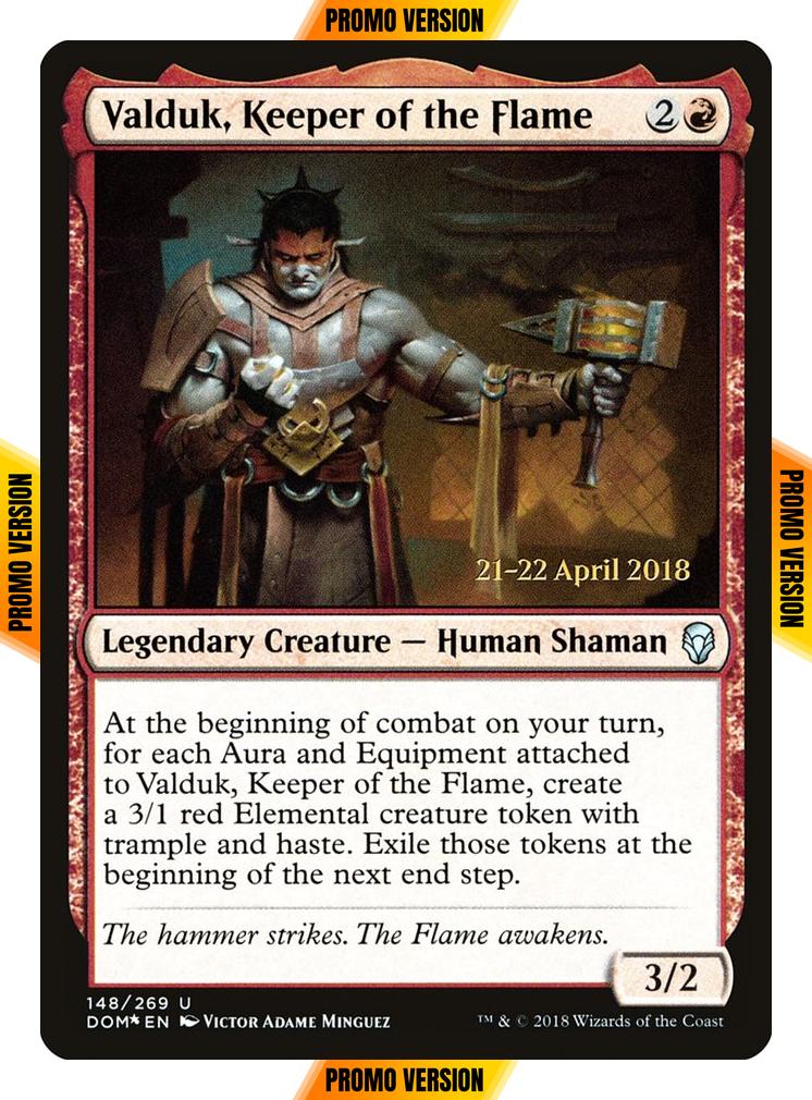 Valduk, Keeper of the Flame [148s] [Dominaria Promos] [Foil]