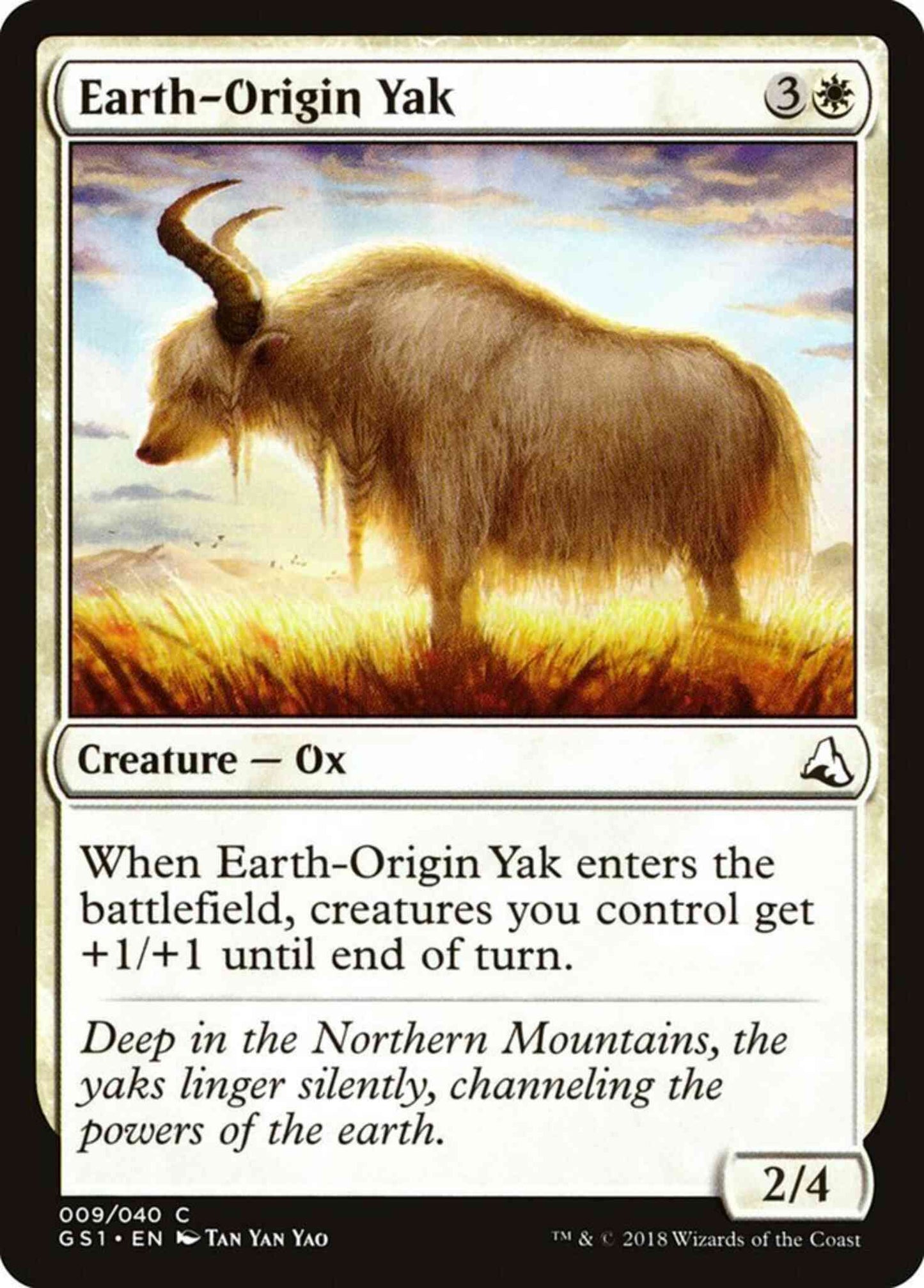 Earth-Origin Yak [9] [Global Series Jiang Yanggu And Mu Yanling] [Non-Foil]