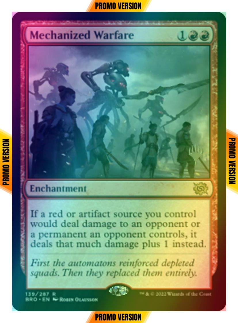 Mechanized Warfare [139p] [Promo Pack] [The Brothers' War: Promos] [Foil]