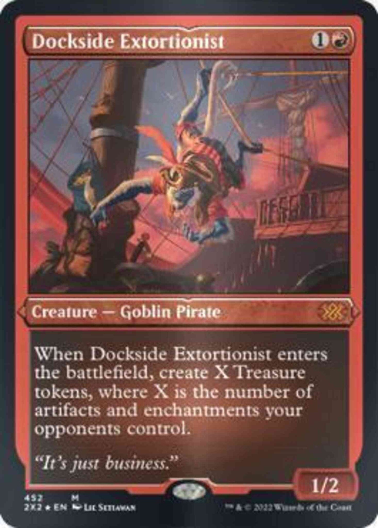 Dockside Extortionist [452] [Double Masters 2022] [Etched Foil]