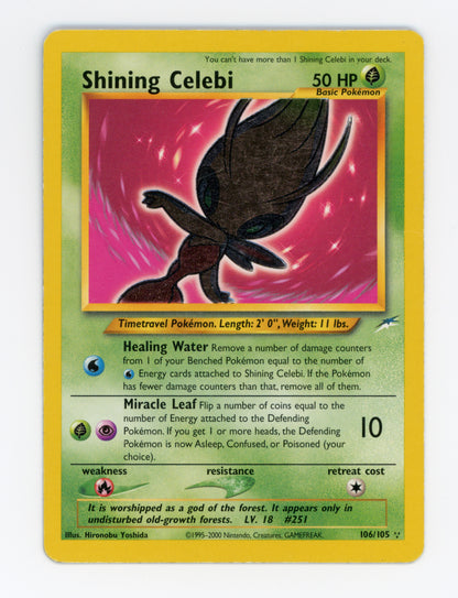 Shining Celebi — Rare Holo|Unlimited|Holo — ID 19432