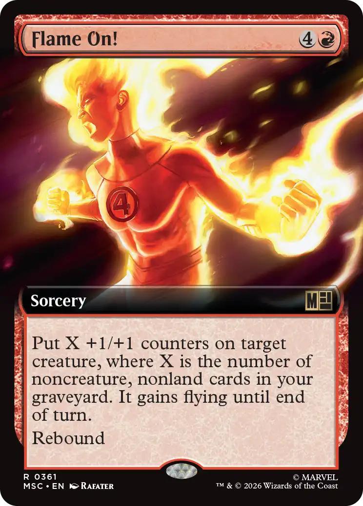 Flame On! [361] [Extended Art] [Marvel Super Heroes: Commander] [Non-Foil]